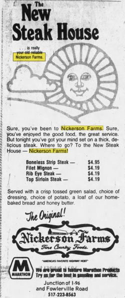 Nickerson Farms - Jan 1977 Ad